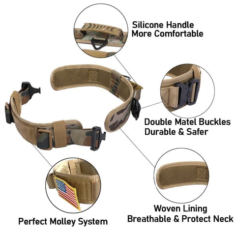 heavy duty dog collar with handle8