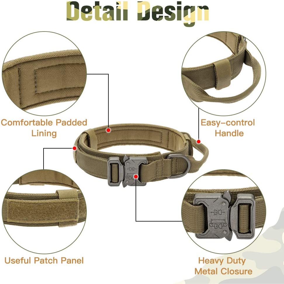 K9 Tactical Dog Leash And Collar Set1