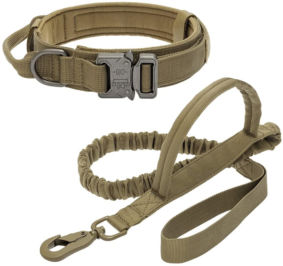 K9 Tactical Dog Leash And Collar Set