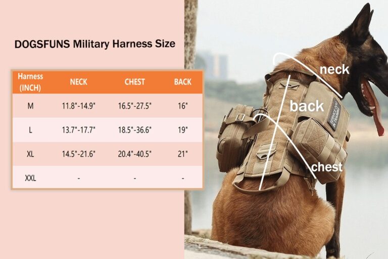 Dogsfuns K9 No Pull Vest Harness set size