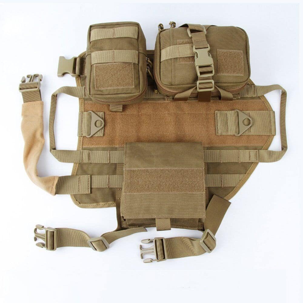 K9 No Pull Vest Harness With 3 Pouches
