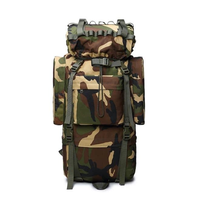 65L Waterproof Camo Backpack