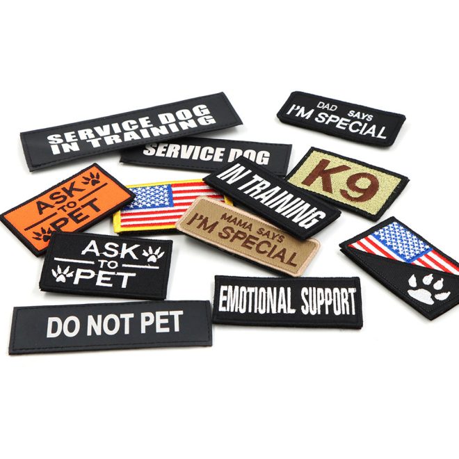 Patch Variety Bundle For Tactical Dog Harness (Pack of 12)