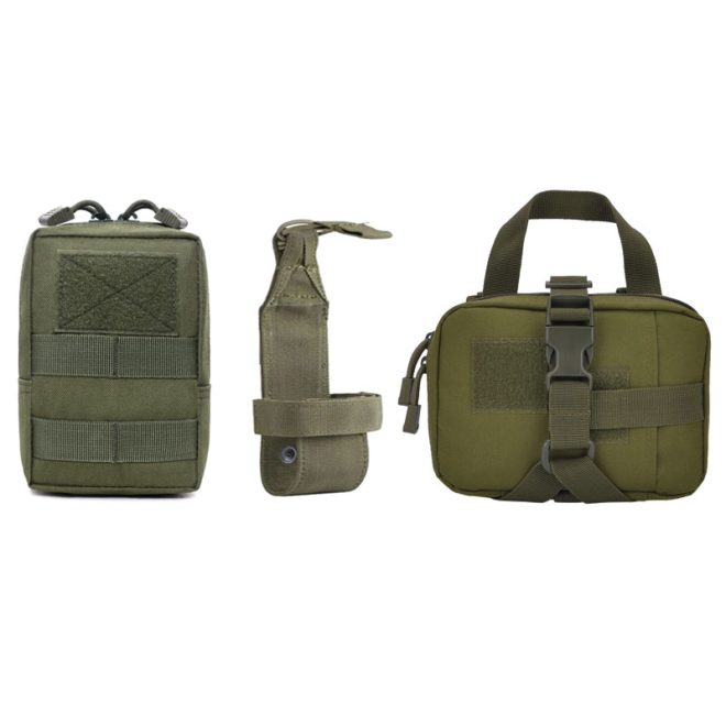 Tactical Utility MOLLE Pouch For Dog Harness (3-Piece Set)