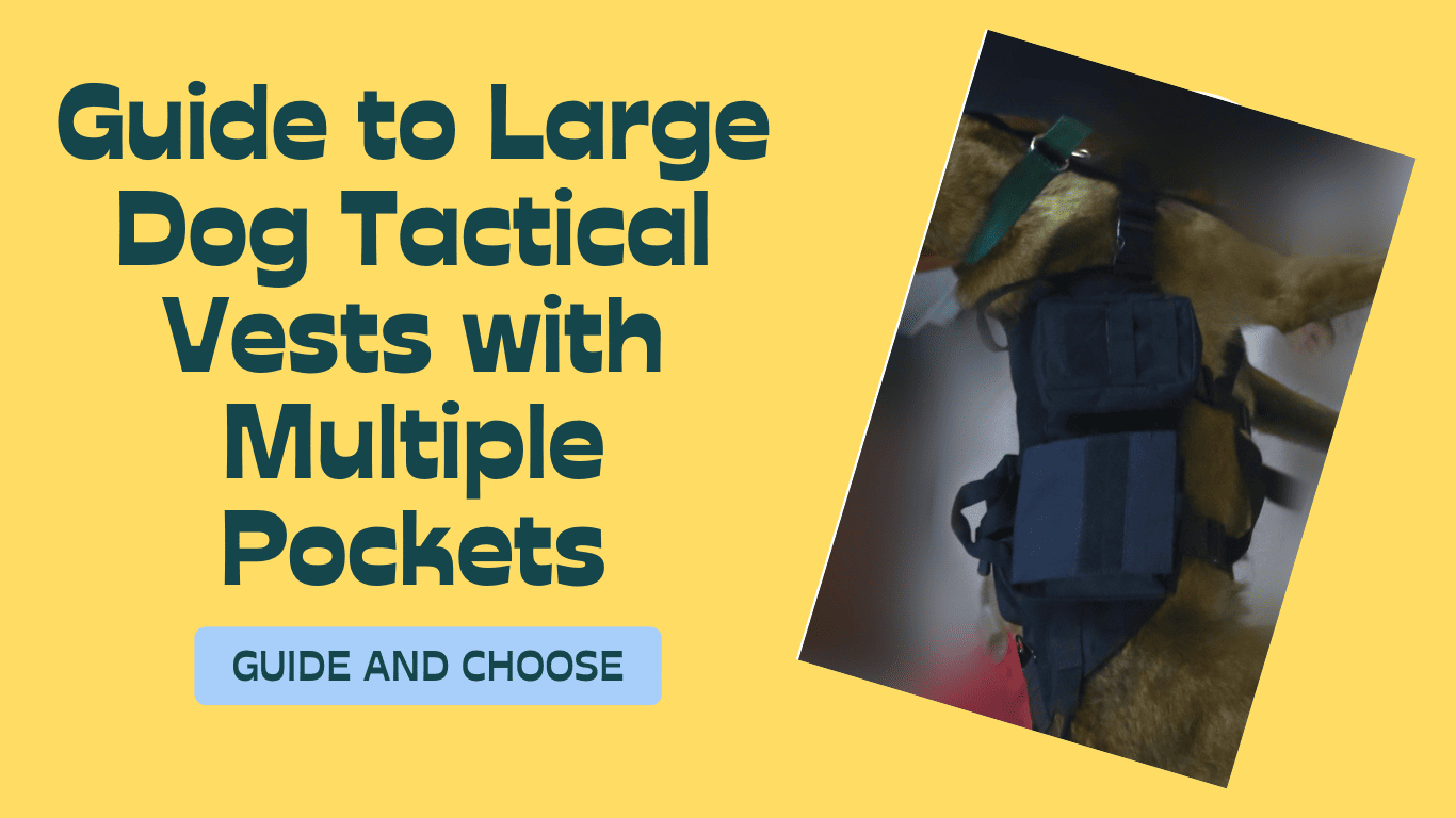 Guide to Large Dog Tactical Vests with Multiple Pockets
