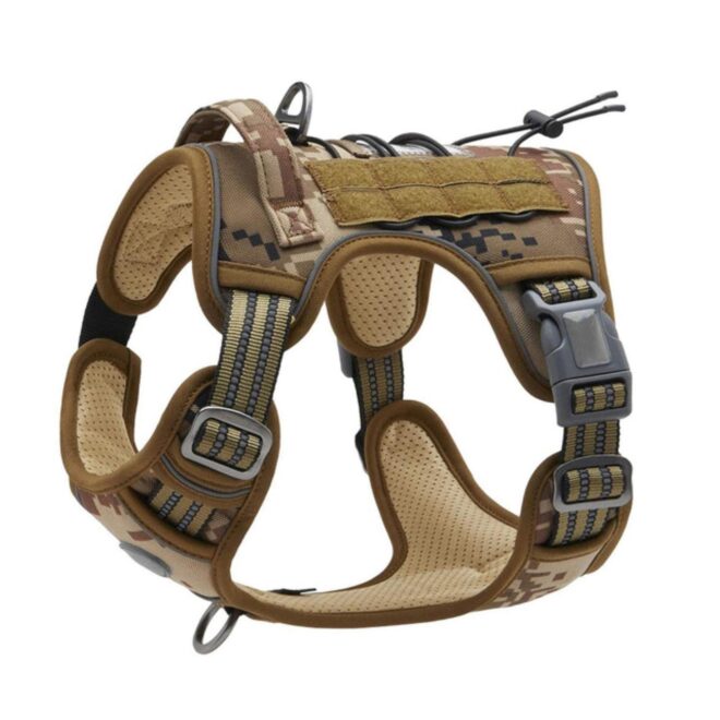 2023 NEW - Tactical No Pull Dog Harness V2 by Dogsfuns