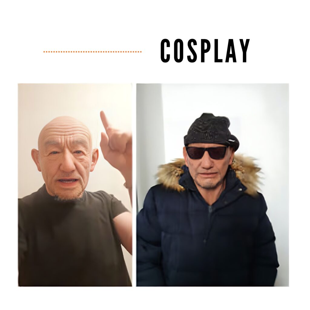 Realistic Silicone Old Man Mask 1